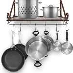 Sorbus Pots and Pan Rack — Decorative Wall Mounted