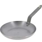 MINERAL B Round Carbon Steel Omelet-pan 9.5-Inch
