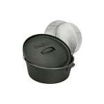 Bayou Classic 7460 Dutch Oven with Basket,
