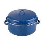 Stansport Enamel Cook Pot with Lid, 5 Quart,