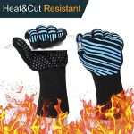 932℉ Extreme Heat Resistant BBQ Gloves, Food Grade