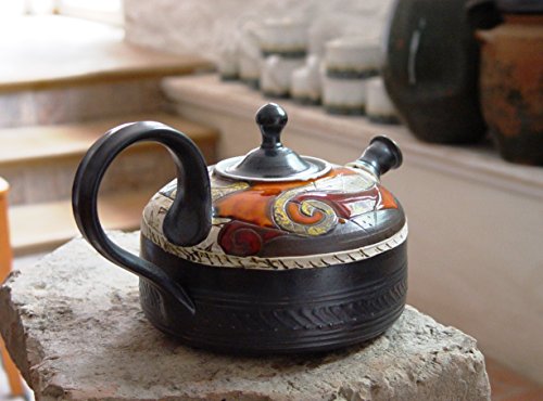 1556827205 910 Handmade Pottery Teapot Ceramic Tea Kettle, Cooks Pantry
