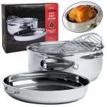 Camerons Oval Multi Roaster- 3-in-1 Stock Pot (11