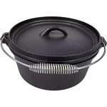 Pre-Seasoned Cast Iron Camp Dutch Oven, 4.1 qt,