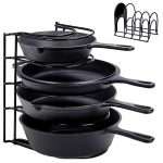 cuisinel Heavy Duty Pan Organizer, 5 Tier Rack -