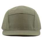 THE HAT DEPOT Made in USA 5 Panel Genuine Leather