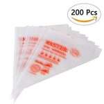 Mseeur 200 Pcs Disposable Cream Pastry Bag Cake