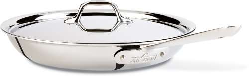 All-Clad 41126 Stainless Steel Fry Pan with Lid,