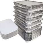 55 Pack - 2.25 LB Aluminum Pan/Containers with