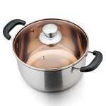 TeamFar Stock Pot 5qt, Stainless Steel Stockpot