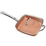 Copper Chef 12 Inch Diamond Fry Pan | Square