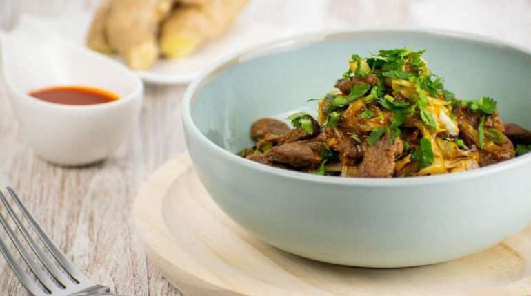 Moo Shu Beef Stir Fry