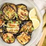 Garlic Grilled Eggplant - Slender Kitchen