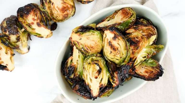 Grilled Brussels Sprouts - Slender Kitchen