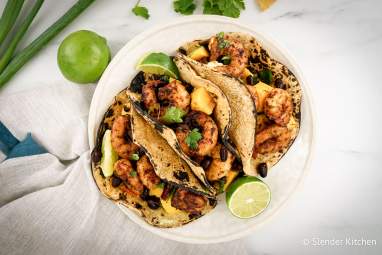 Shrimp Tacos with Mango Salsa