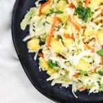 Pineapple Coconut Coleslaw (No-Mayo) - Slender