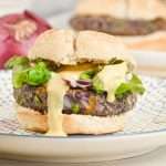 Jalapeno Cheddar Black Bean Burgers