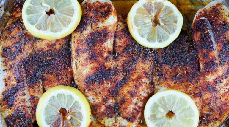 Baked Blackened Tilapia - Slender Kitchen