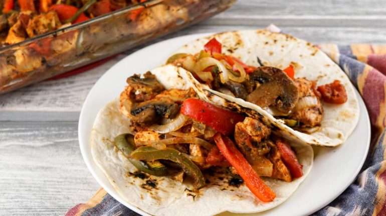 Baked Chicken Fajitas - Slender Kitchen