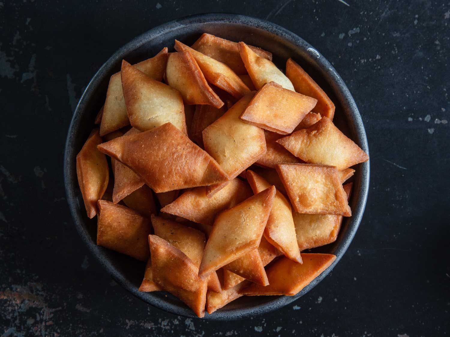 Bowl filled with shankarpali