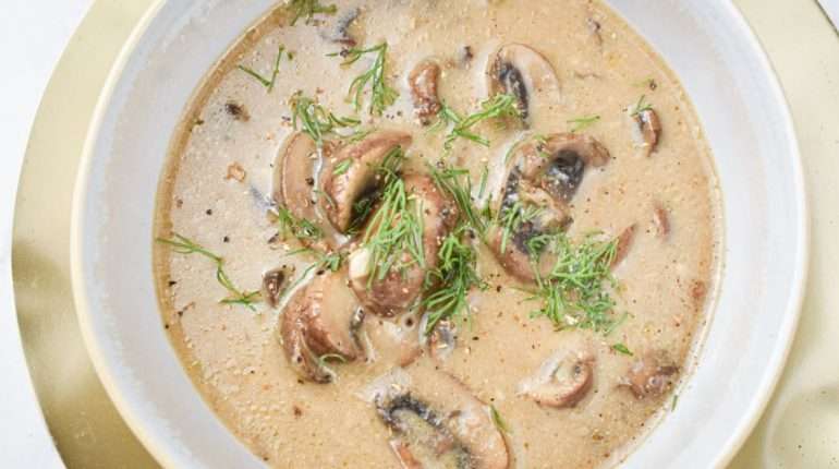 Mushroom Soup - Slender Kitchen