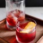 A boulevardier cocktail is a negroni with whiskey instead of gin