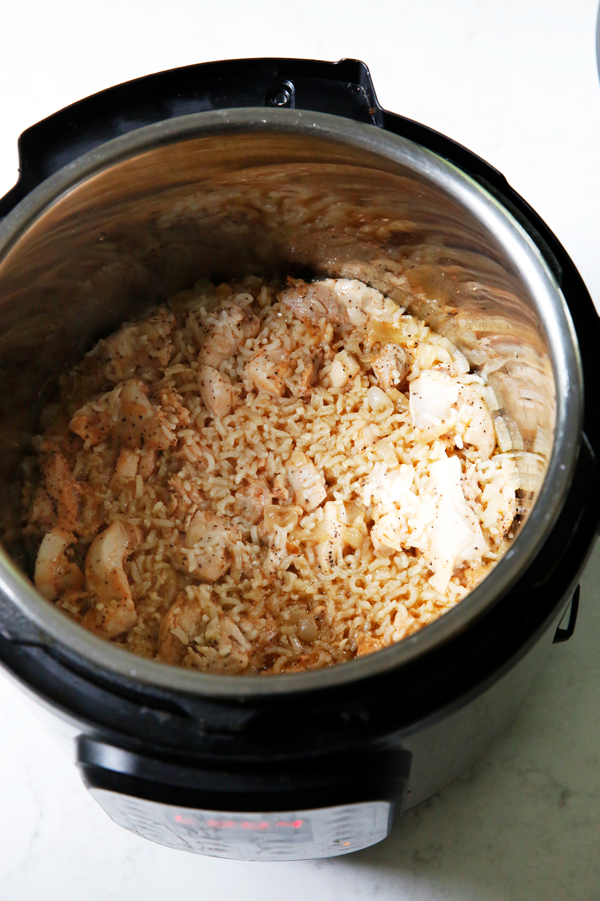 Instant pot chicken and rice