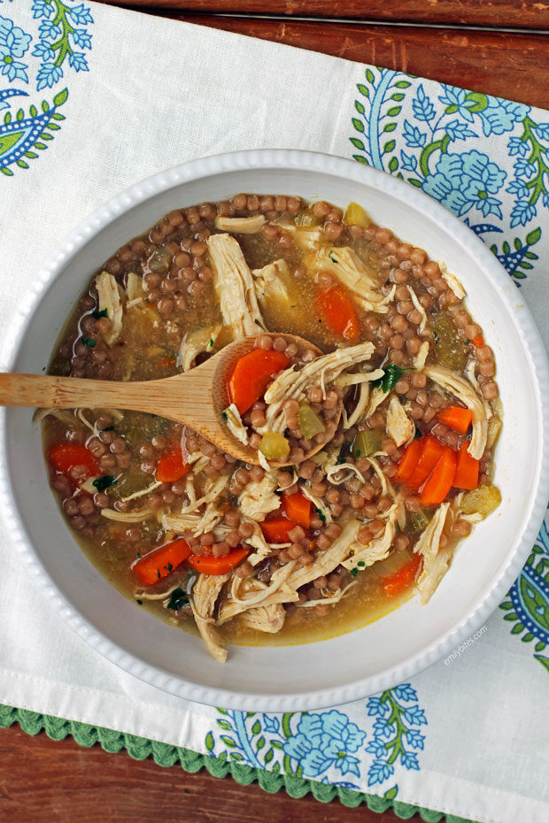 Chicken Noodle Soup with couscous