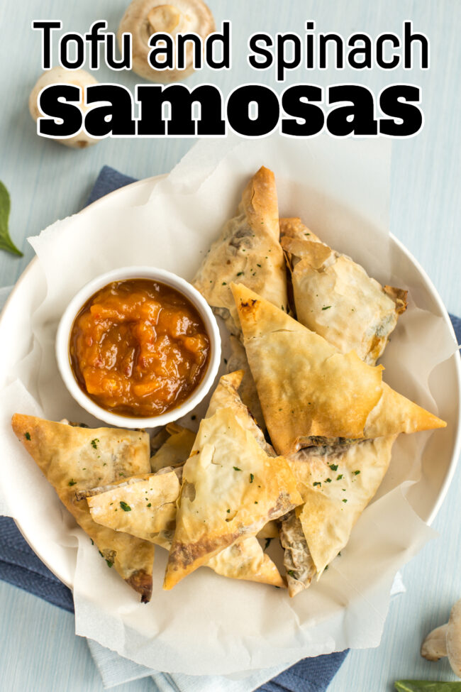 Tofu And Spinach Samosas – Easy Cheesy Vegetarian, Cooks Pantry