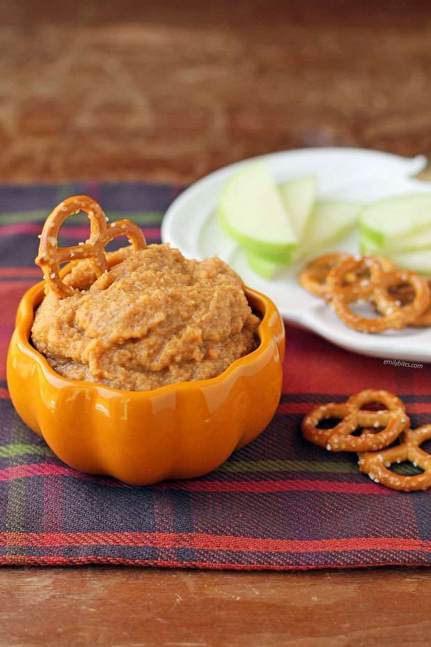 1572609606 Pumpkin Spice Hummus Emily Bites, Cooks Pantry