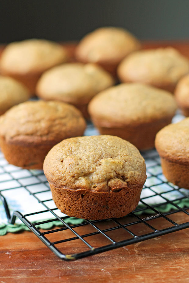 Apple Cinnamon Muffins close up