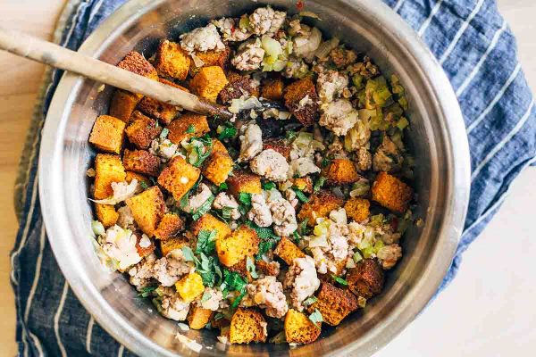 Cornbread, Sausage & Sage Stuffing