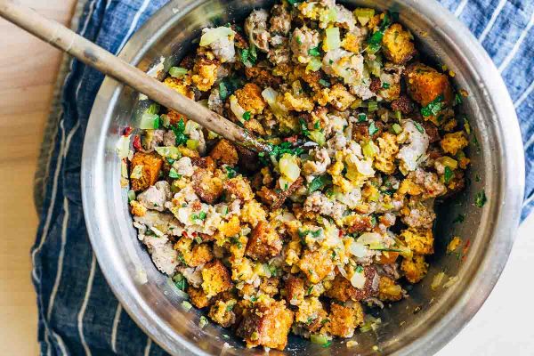 Cornbread, Sausage & Sage Stuffing