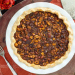 Sweet & Spicy Chocolate Nut Pie