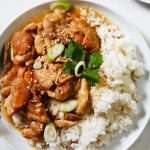 Chicken teriyaki recipe cooked in the instant pot