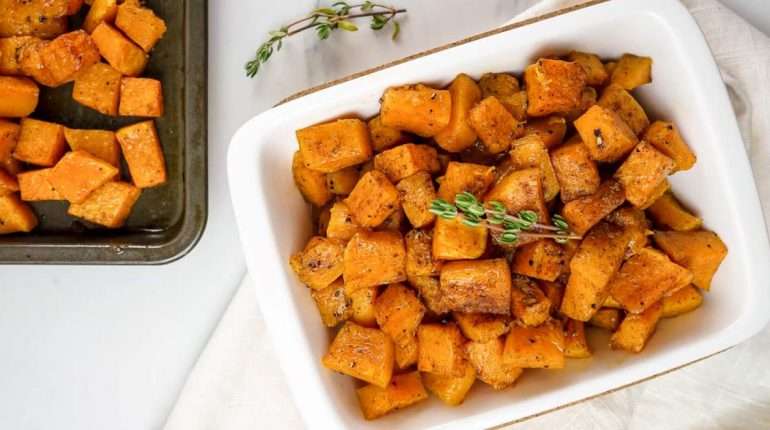 Cinnamon Roasted Butternut Squash - Slender
