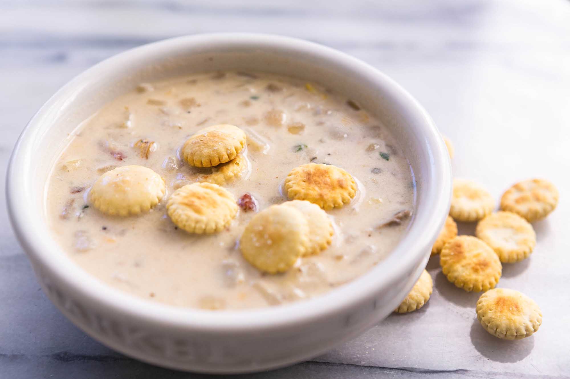 Food Food Porn Soup Clam Chowder Bread Bowl Savory