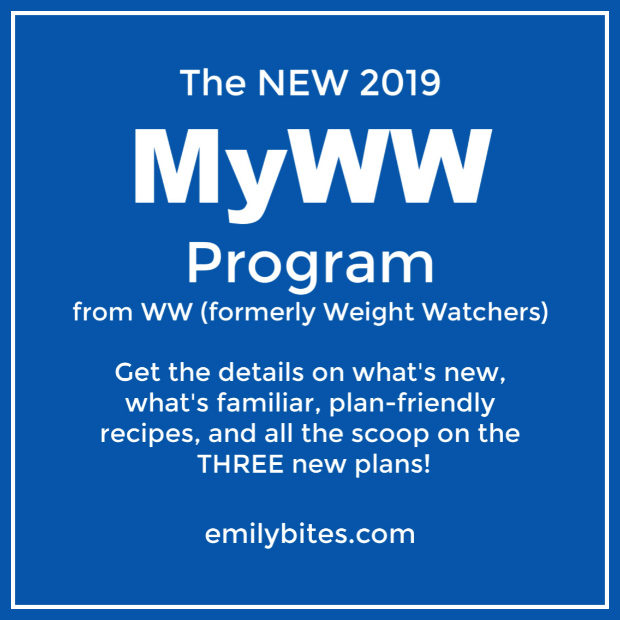 New MyWW Weight Watchers WW Program Details