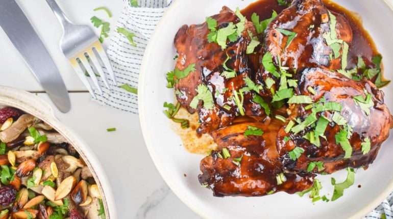 Easy Spicy Barbecue Chicken Thighs