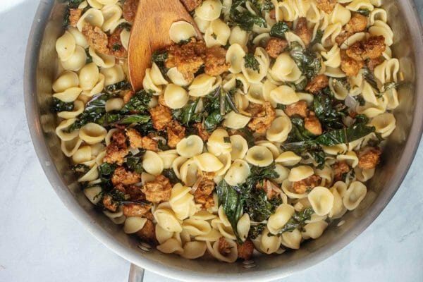 Orecchiette Pasta with Sausage and Kale recipe