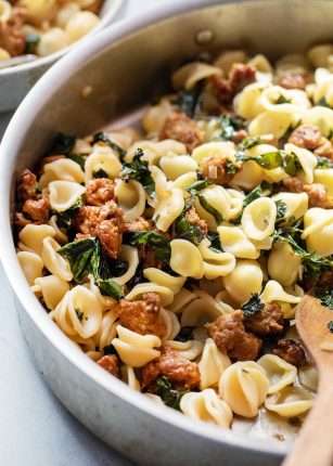 Sausage and Kale with Pasta Dinner recipe
