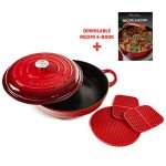 Uno Casa Enameled Cast Iron Skillet - Casserole