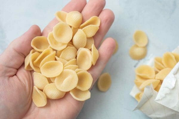 Orechiette pasta funny ears pasta