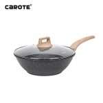 Carote Nonstick Woks and Stir Fry Pans with Glass