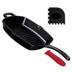 Cast Iron Square Grill Pan - 10.5 Inch