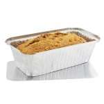 Juvale Loaf Pans with Lid (50 Pack) Disposable