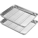 Stainless Steel Baking Sheets with Rack, HKJ Chef
