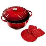 Uno Casa Enameled Cast Iron Dutch Oven with Lid -