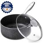 Sauce Pan 2 Quart, Nonstick Saucepan with Lid,