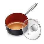 MICHELANGELO 3 Quart Saucepan with Lid, Ultra